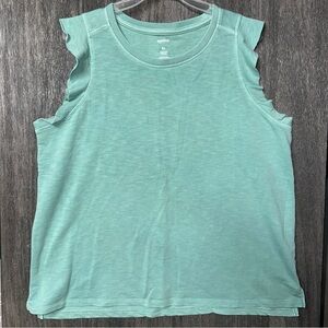 Sonoma Sleeveless Ruffle Tank Top